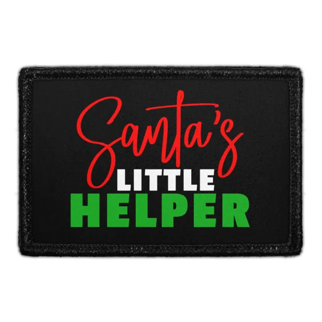 Pull Patch Santa's Little Helper patch 3x2 jul