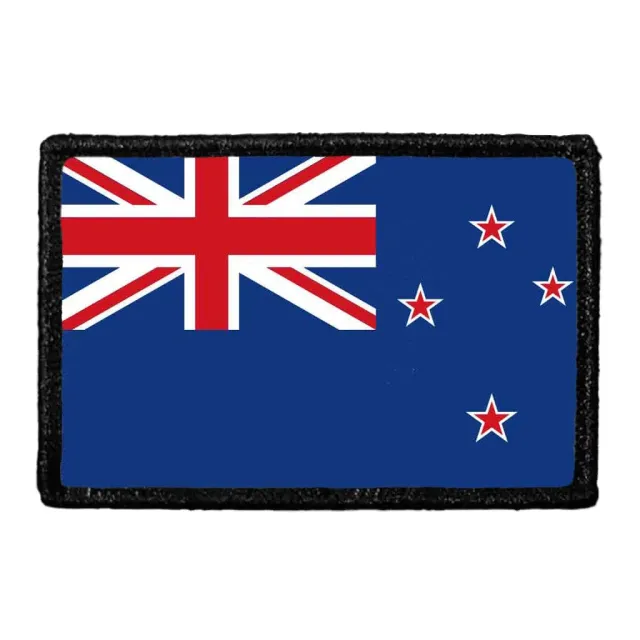 Pull Patch New Zealand Flag patch farve