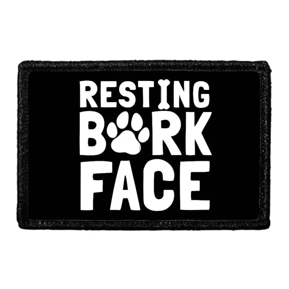 Pull Patch Resting Bark Face patch med velcro