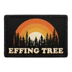 Pull Patch Effing Tree patch 1 stk disc golf humor
