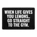 Pull Patch When Life Gives You Lemons Gym patch velcro