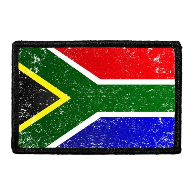 Pull Patch South Africa Flag patch distressed