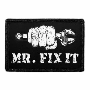 Pull Patch Mr. Fix It patch med velcro sjov