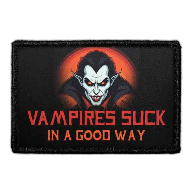 Pull Patch Vampires Suck In A Good Way patch halloween