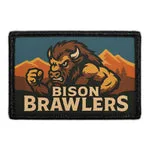 Pull Patch Bison Brawlers patch 76x51mm velcro