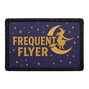 Pull Patch Frequent Flyer patch med velcro 76 mm flyver
