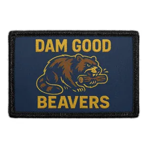 Pull Patch Dam Good Beavers patch med velcro humor