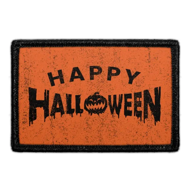 Pull Patch Happy Halloween patch velcro tekst