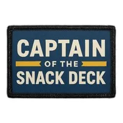 Pull Patch Captain of the Snack Deck patch krydstogt