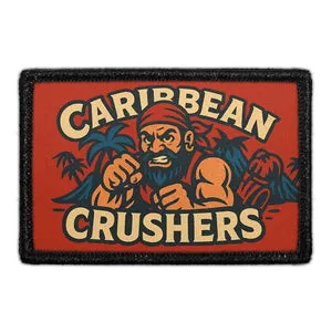 Pull Patch Caribbean Crushers patch 1 stk tropisk velcro