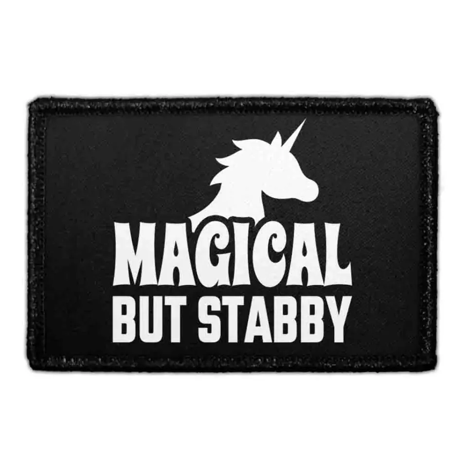 Pull Patch Magical But Stabby patch 7,6x5 cm velcro