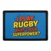 Pull Patch I Play Rugby patch velcro 3x2 sport