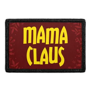 Pull Patch Mama Claus patch jul velcro