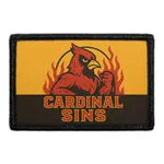 Pull Patch Cardinal Sins patch med velcro 76 mm
