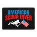 Pull Patch American Scuba Diver patch velcro USA