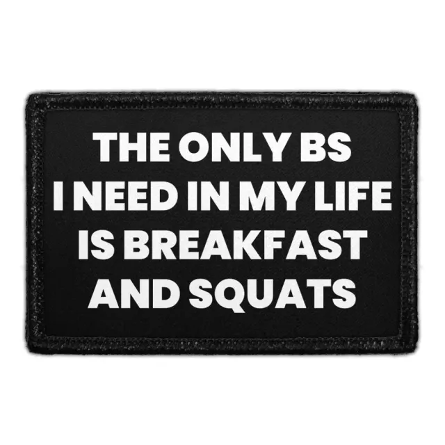 Pull Patch Breakfast And Squats patch velcro