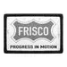 Pull Patch Frisco City Flag velcropatch sort hvid