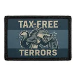 Pull Patch Tax-Free Terrors patch med velcro – sjov