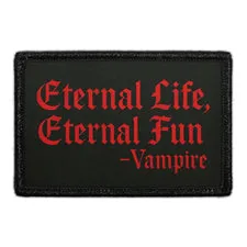 Pull Patch Eternal Life patch 76x51 mm velcro