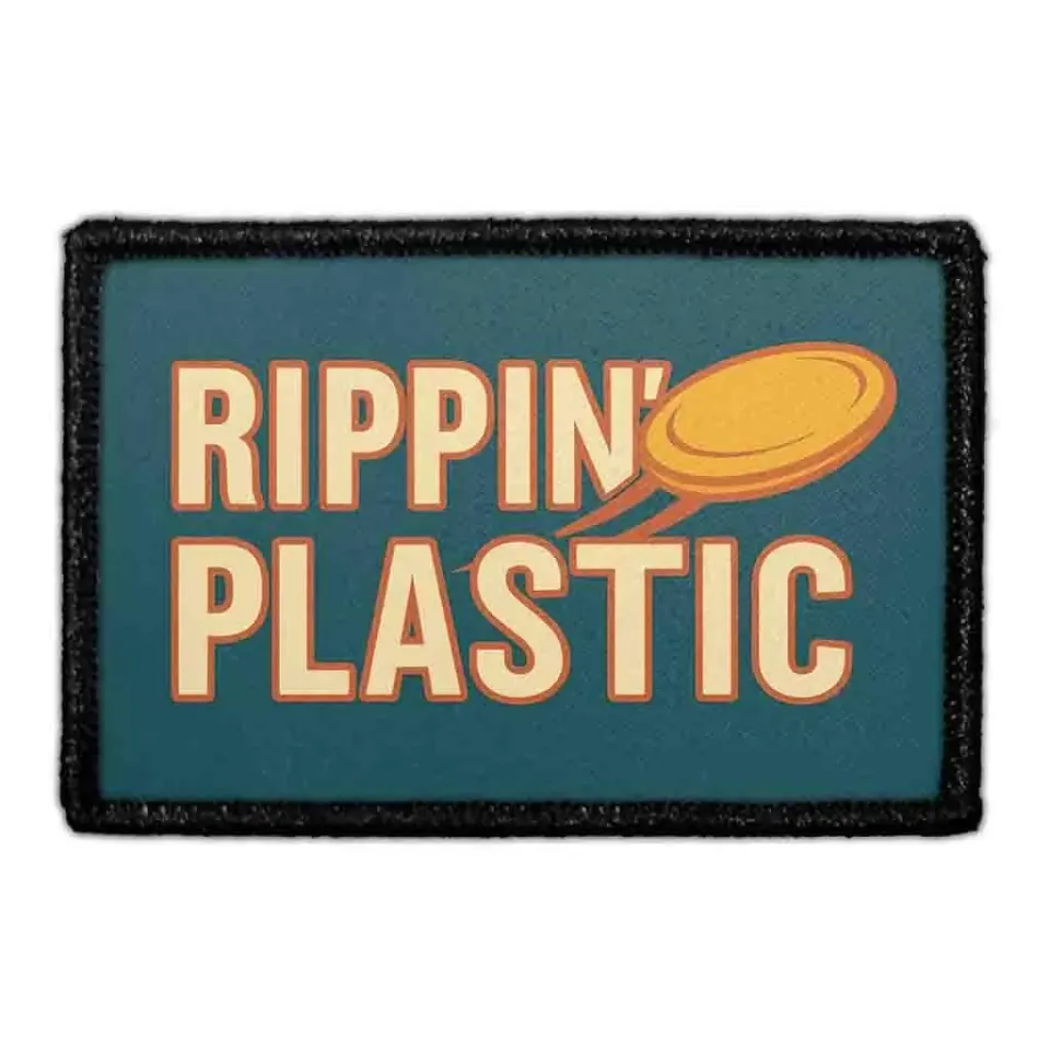 Pull Patch Rippin Plastic disc golf patch med velcro