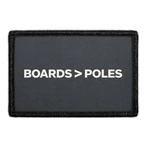 Pull Patch Boards Poles patch 3x2 snowboard