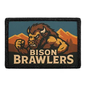 Pull Patch Bison Brawlers patch 76x51mm velcro