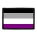 Pull Patch Asexual Pride Flag patch med velcro sort kant