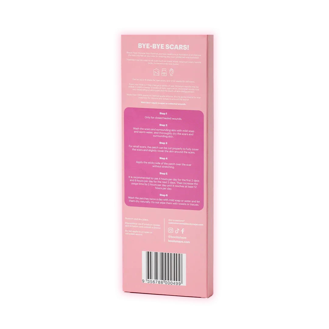 Booby Tape Silicone Scar Patches arplaster silikone