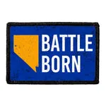 Pull Patch Battle Born Nevada patch 3x2" velcro stat