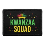 Pull Patch Kwanzaa Squad patch med velcro sort kant