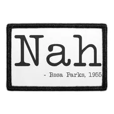 Pull Patch Nah Rosa Parks 1955 patch med velcro
