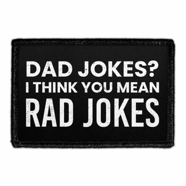 Pull Patch Dad Jokes Rad Jokes patch velcro sjov