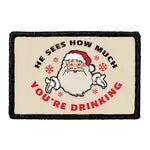 Pull Patch He Sees Drinking patch med velcro humor