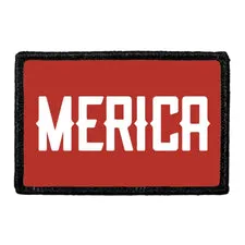 Pull Patch Merica patch med velcro tekst