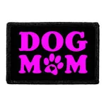 Pull Patch Dog Mom Pink And Black patch med velcro lyserød