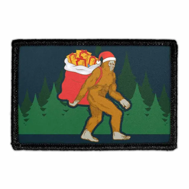 Pull Patch Bigfoot Santa patch 1 stk jul
