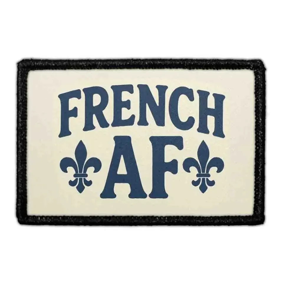 Pull Patch French AF patch med velcro bulldog