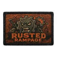 Pull Patch Rusted Rampage patch velcro grafik