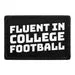 Pull Patch Fluent In College Football patch velcro