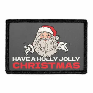 Pull Patch Holly Jolly Christmas patch med velcro