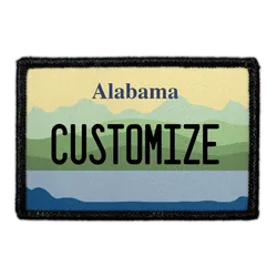 Pull Patch Montana nummerplade patch custom 3x2 polyester