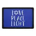 Pull Patch Love Peace Light patch 3x2 velcro