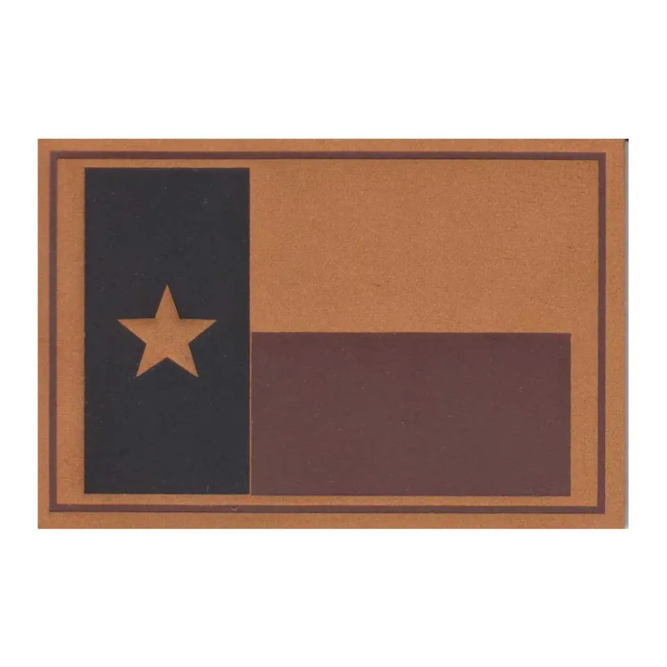 Pull Patch Texas State Flag patch læder velcro