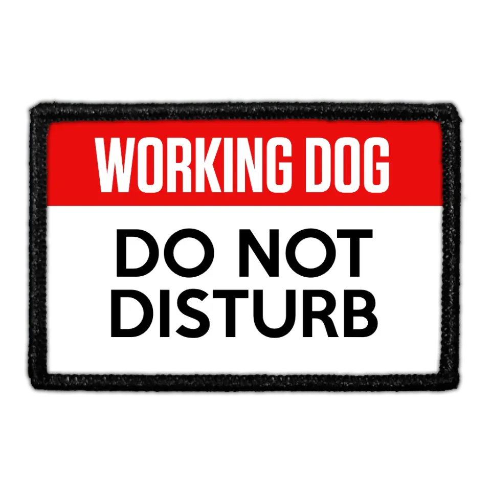 Pull Patch Custom Do Not Pet patch 7,6x5 cm