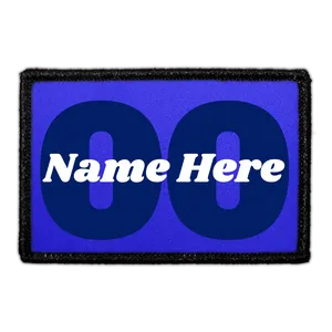Pull Patch Custom Name Over Number patch med navn og nummer