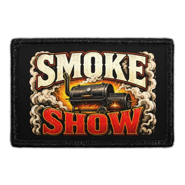 Pull Patch Smoke Show patch 76x51 mm bbq grill