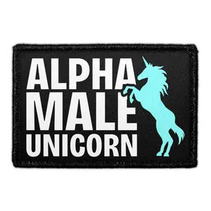 Pull Patch Alpha Male Unicorn patch 3x2 enhjørning