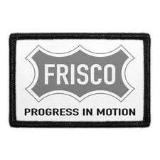 Pull Patch Frisco City Flag sort-hvid patch 3x2 velcro