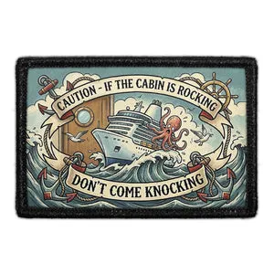 Pull Patch Caution Cabin patch 76x51 mm krydstogt