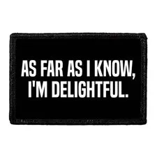 Pull Patch As Far As I Know Delightful patch velcro